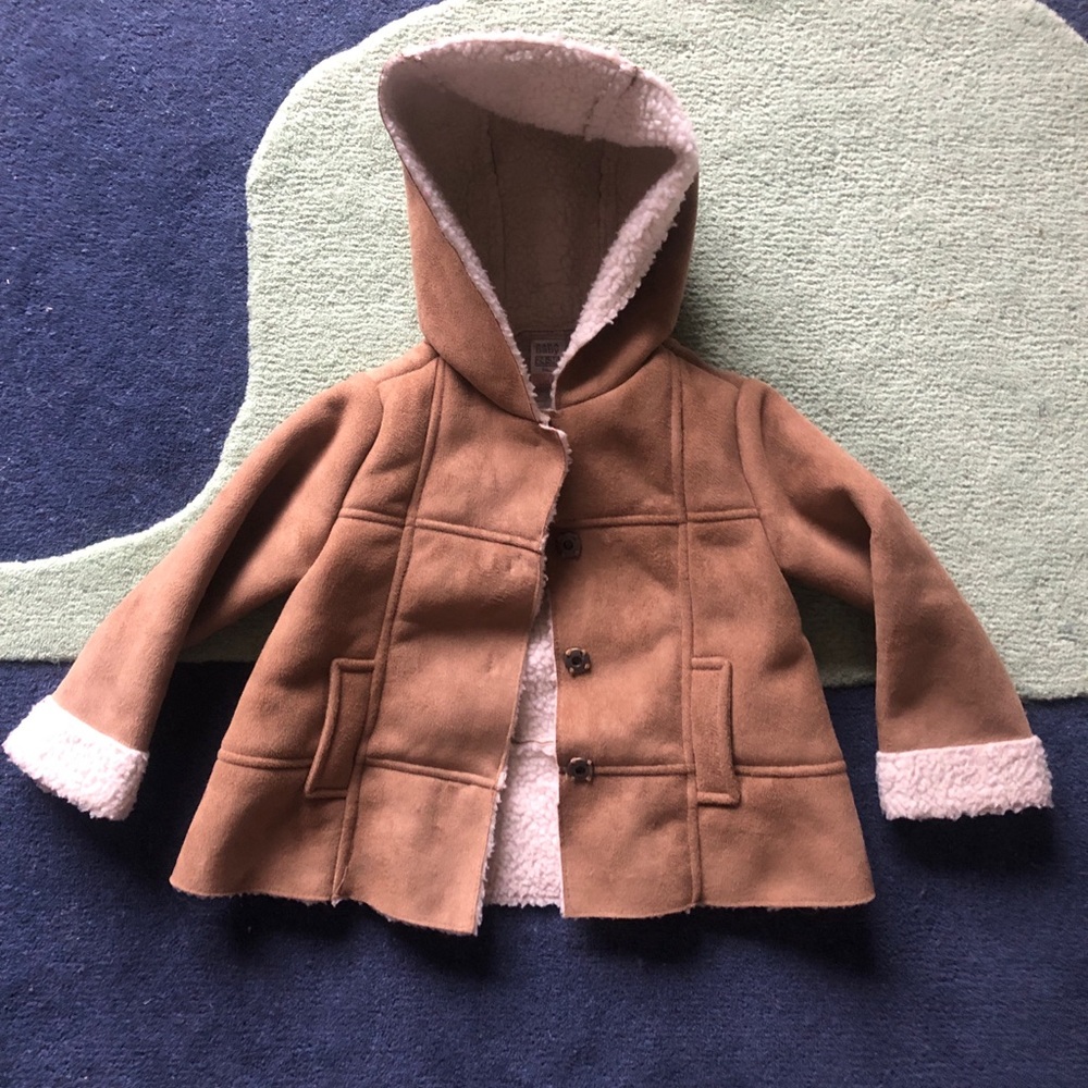 Zara faux lamb lined jacket